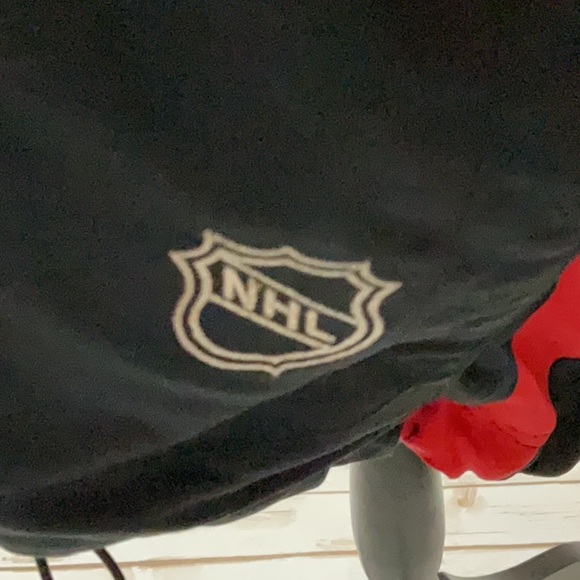 Vintage Reebok Platinum Shield Detroit Red Wings Full Zip Jacket Mens L - Picture 12 of 16
